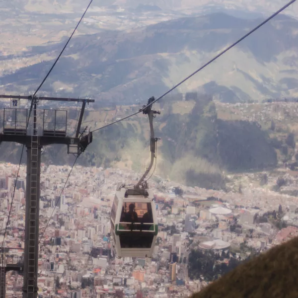 El teleférico de Quito